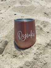 Load image into Gallery viewer, Personalized travel wine glass